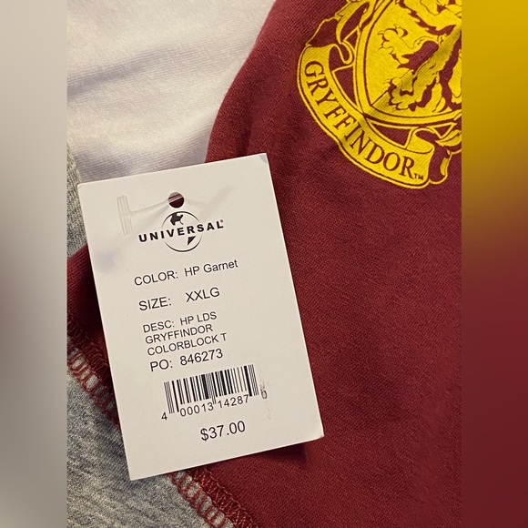 Harry Potter Gryffindor sleep-jersey XXL & 2 JK Rowling books - Picture 3 of 14